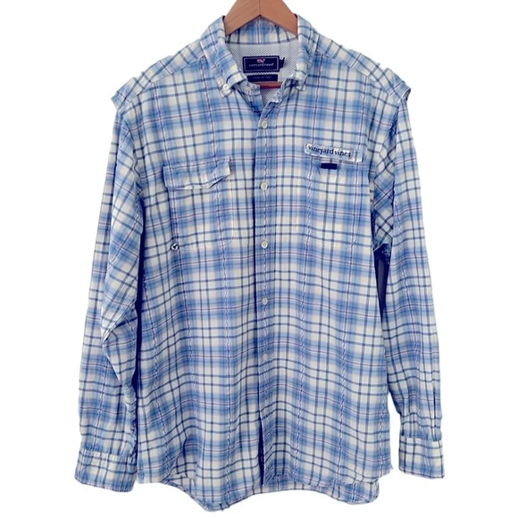 Vineyard Vines Performance Harbor Shirt. Size Medium - Picture 4 of 7